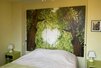 Chambre verte 1 lit 160 cm ou 2x80cm