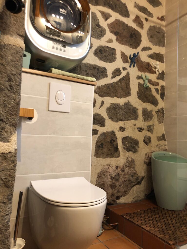 toilettes machine à laver
